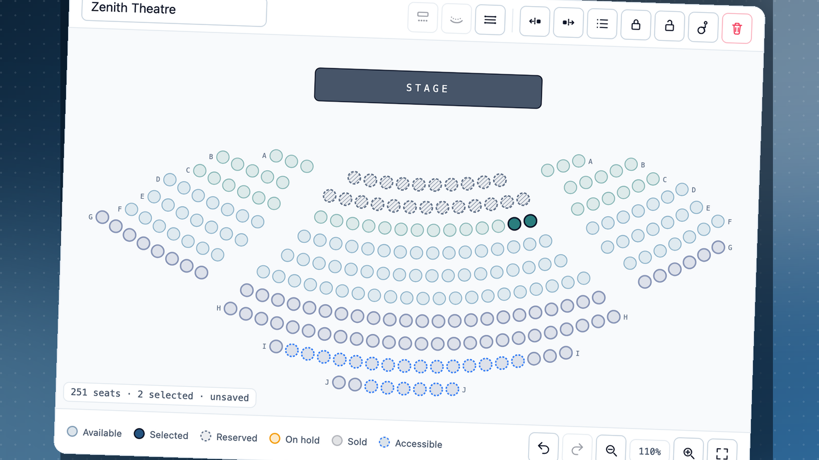 The seat we didn't have